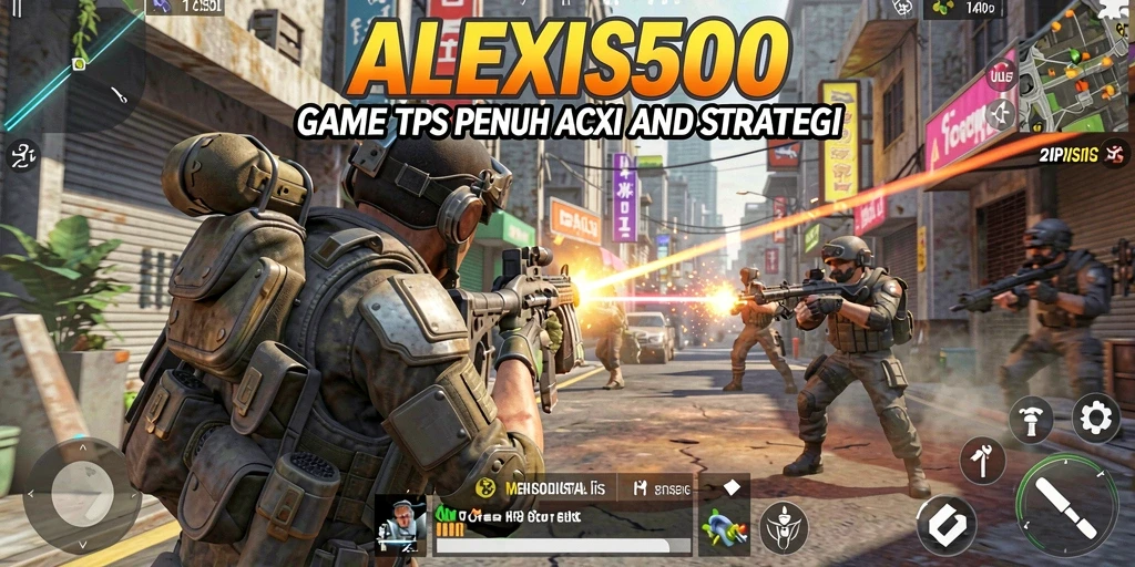 Tampilan gameplay ALEXIS500 yang seru dan menegangkan.