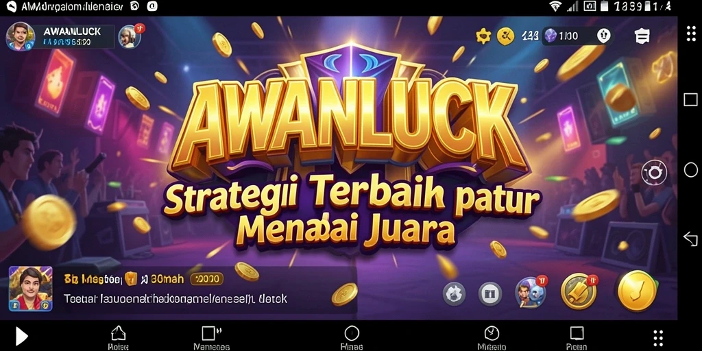 Screenshot gameplay <strong>AWANLUCK</strong> menampilkan pertempuran strategi yang mendebarkan.