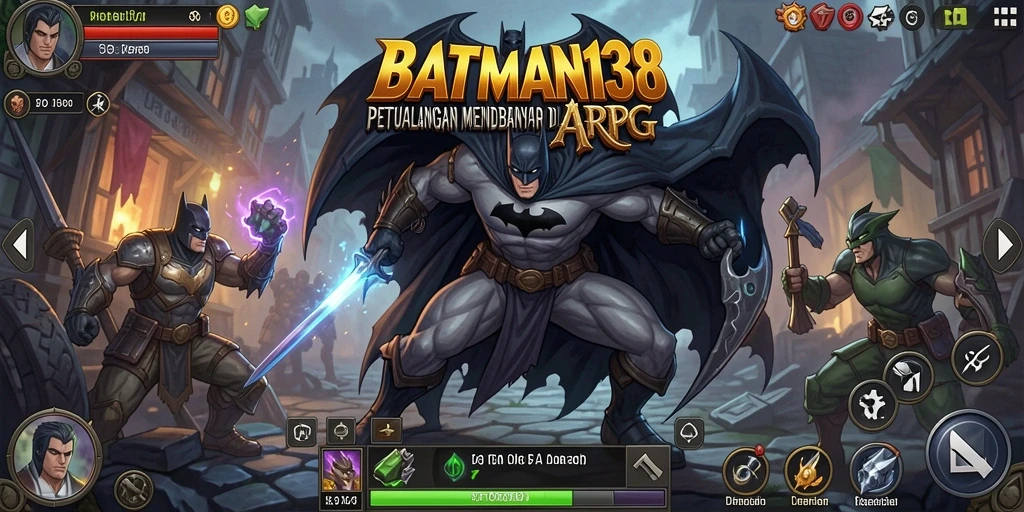 Tampilan menarik dari gameplay seru BATMAN138 di dunia ARPG.