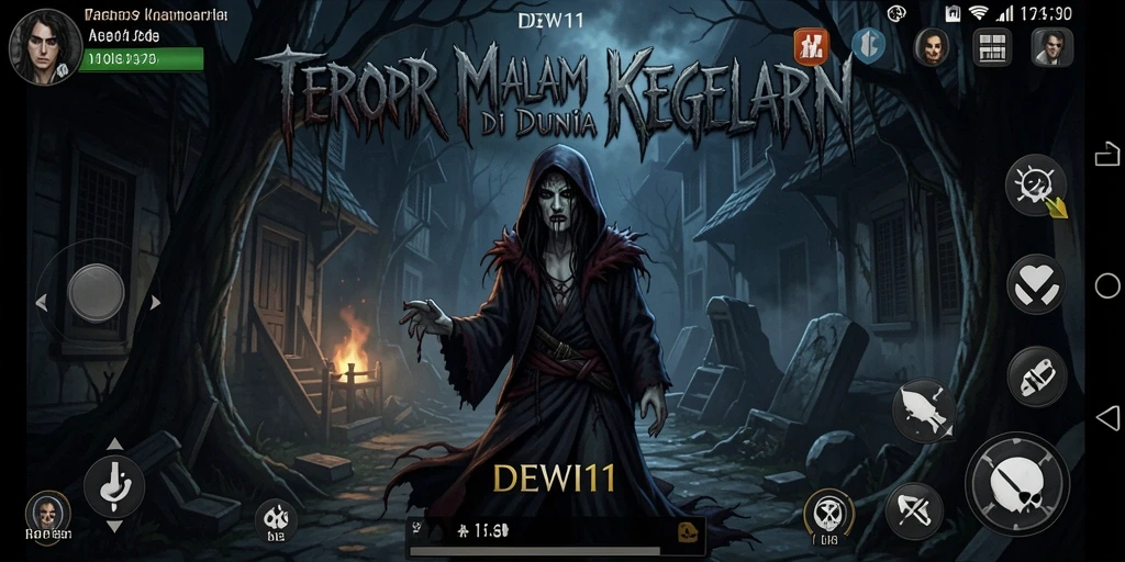 Gameplay DEWI11 yang menyeramkan dan menegangkan.