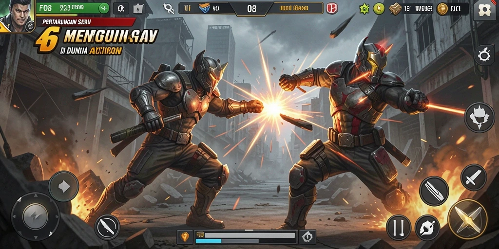 Tampilan gameplay F08 yang seru dan penuh aksi.