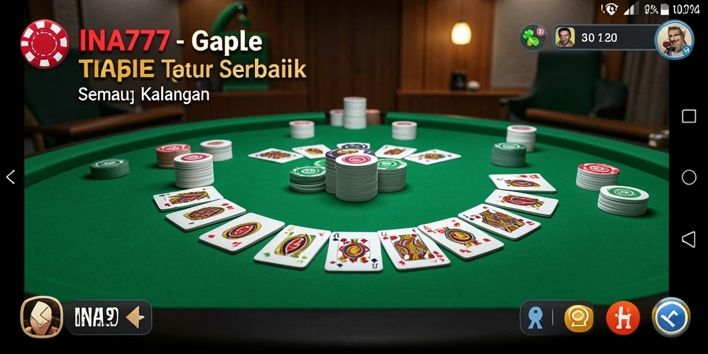 Tampilan gameplay seru dan mengasyikkan di INA777.