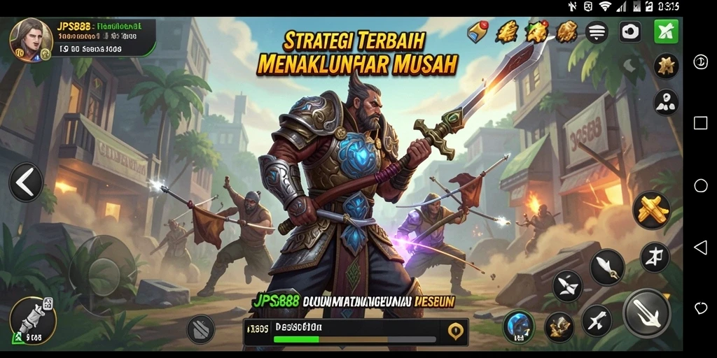 Tampilan gameplay JPS888 yang menegangkan dan strategis.