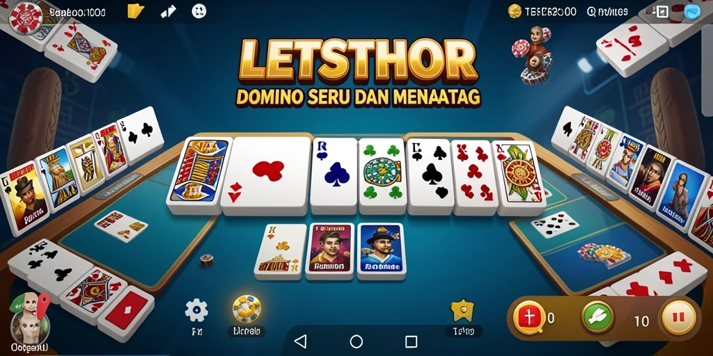 Tampilan menarik saat bermain LETSTHOR di perangkat mobile.