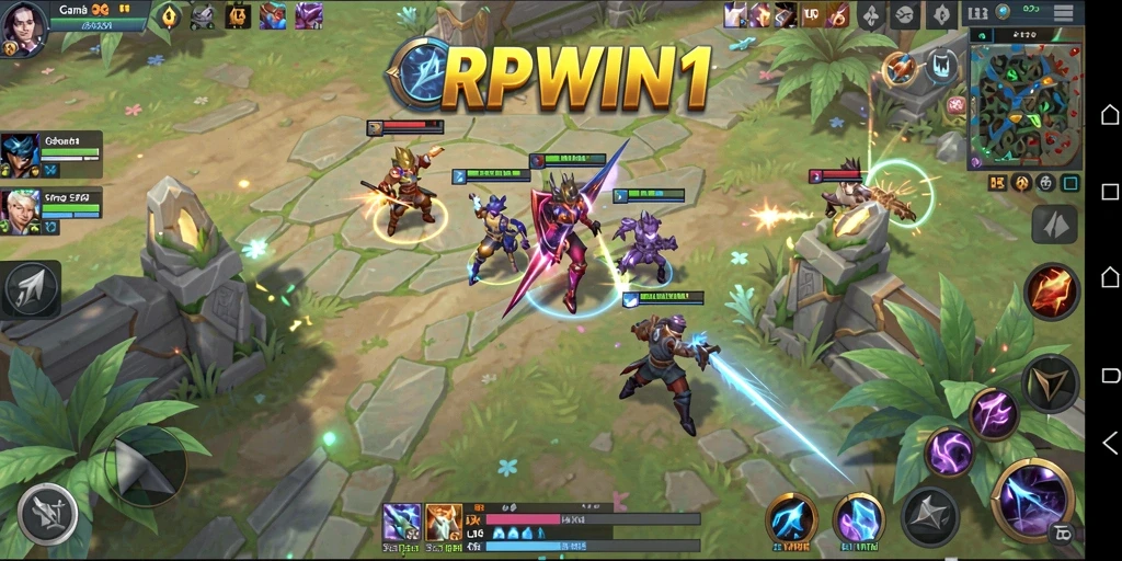 Tampilan screenshot gameplay RPWIN1 yang mendebarkan dan penuh aksi.