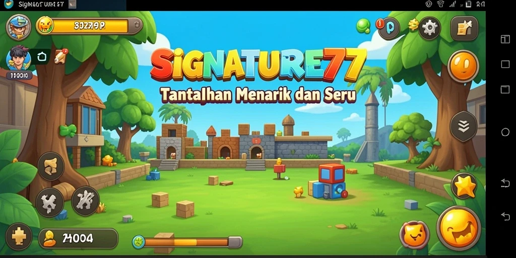 Gameplay menarik dari SIGNATURE77 yang menampilkan berbagai teka-teki seru.