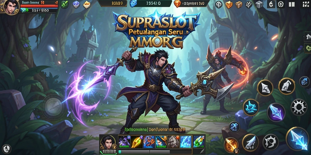 Tampilan gameplay SUPRASLOT yang seru dan penuh aksi.