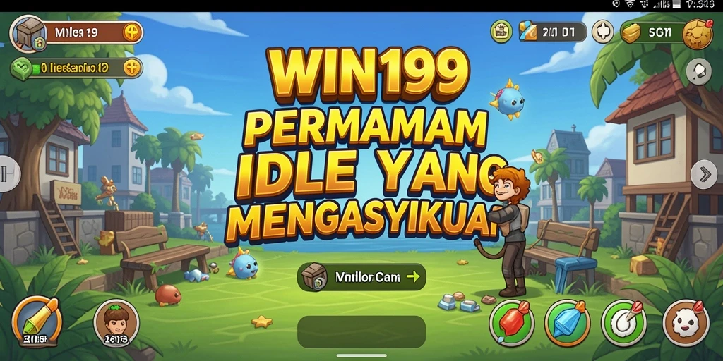 Tampilan gameplay WIN199 yang menarik dan penuh warna
