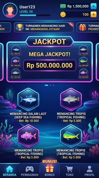 Tampilan katalog aplikasi di rp777 yang rapi dan terorganisir.